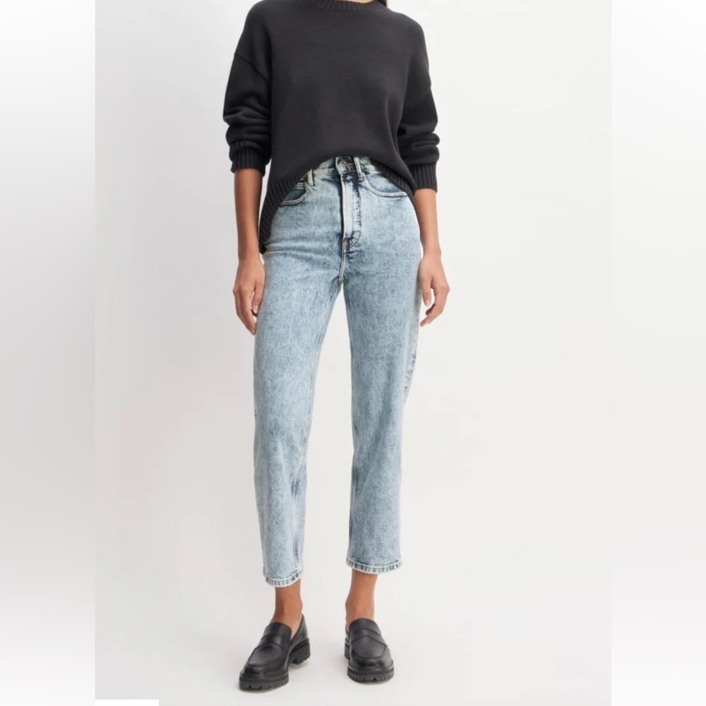 Everlane THE WAY-HIGH High Rise Light acid Wash Jeans size 26
